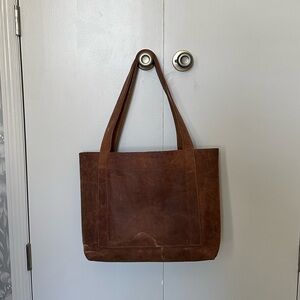 100% Leather Tote Bag